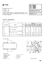Datasheet UL1403P manufacturer Неопределенные