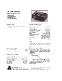 Datasheet UM3321 manufacturer Неопределенные