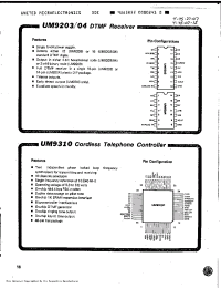 Datasheet UM9204 manufacturer Неопределенные
