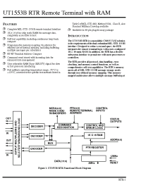 Datasheet UT1553BRTR-GXA manufacturer Неопределенные