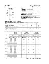 Datasheet UZ3.3BS manufacturer Неопределенные