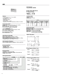 Datasheet V23092A1005A202 manufacturer Неопределенные