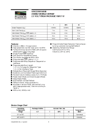 Datasheet V53C1256162VAUS10PC manufacturer Неопределенные