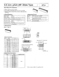 Datasheet XF2J-1624-11 manufacturer Неопределенные