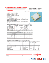 Datasheet EGN26A180IV manufacturer Eudyna