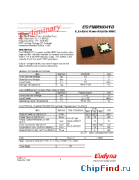 Datasheet ESM5804YD manufacturer Eudyna