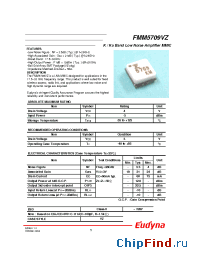 Datasheet FMM5709VZ manufacturer Eudyna