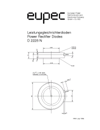Datasheet D2228N-200 manufacturer Eupec