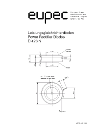 Datasheet D428N manufacturer Eupec
