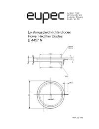 Datasheet D4457N manufacturer Eupec
