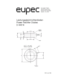 Datasheet D448N manufacturer Eupec
