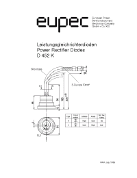 Datasheet D452K manufacturer Eupec
