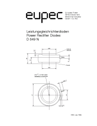 Datasheet D849N-2800 manufacturer Eupec
