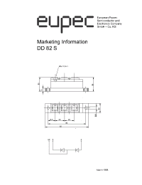 Datasheet DD82S manufacturer Eupec
