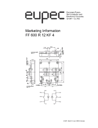 Datasheet FF600R12KF4 manufacturer Eupec