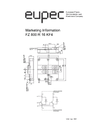 Datasheet FZ800R16KF4 manufacturer Eupec