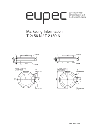 Datasheet T2156N manufacturer Eupec