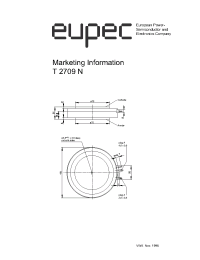 Datasheet T2709N manufacturer Eupec