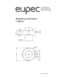 Datasheet T568N manufacturer Eupec
