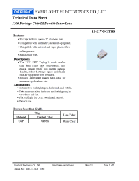 Datasheet 11-21VGC/TR8 manufacturer Everlight