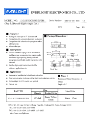 Datasheet 12-215SYGC/S530-E1/TR8 manufacturer Everlight