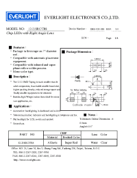 Datasheet 12-21SRC/TR8 manufacturer Everlight