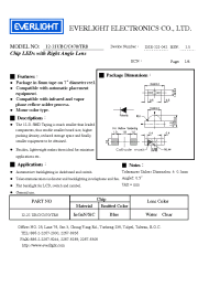 Datasheet 12-21UBC/C470/TR8 manufacturer Everlight
