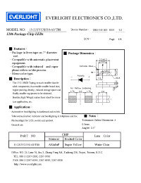 Datasheet 15-21UYC/S530-A3/TR8 manufacturer Everlight