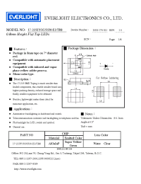 Datasheet 17-215SYGC/S530-E1/TR8 manufacturer Everlight