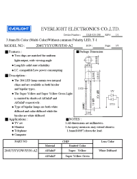 Datasheet 204UYSYGW/S530-A2 manufacturer Everlight