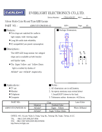 Datasheet 4209UYSYGW/S530-A2 manufacturer Everlight