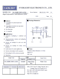 Datasheet 94-22SDRC/S400-A5-S61 manufacturer Everlight