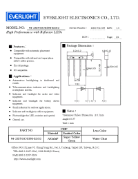Datasheet 94-22SYGC/S530-E1/S2 manufacturer Everlight