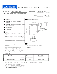 Datasheet 94-22UBC/C430 manufacturer Everlight