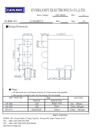 Datasheet A1394B/HYG manufacturer Everlight