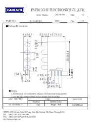 Datasheet A1844B/4H manufacturer Everlight