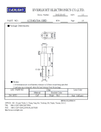 Datasheet A2204B/204-10HD manufacturer Everlight
