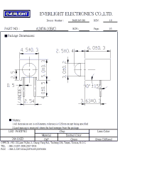 Datasheet A2474-10B/G manufacturer Everlight