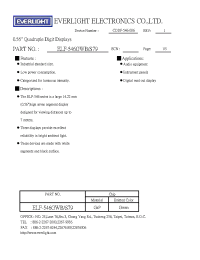 Datasheet ELF-546GWB/S79 manufacturer Everlight