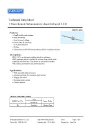 Datasheet IR91-21C manufacturer Everlight