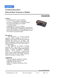 Datasheet TM4400/TR2 manufacturer Everlight