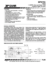 Datasheet MP8795 manufacturer Exar