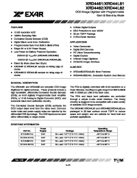 Datasheet XRD4461 manufacturer Exar