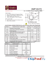 Datasheet EMP105-P2 manufacturer Excelics