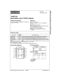 Datasheet 74ABT125CMTCX_NL manufacturer Fairchild