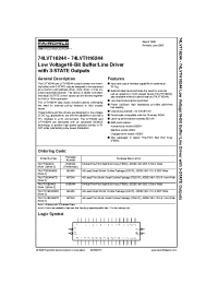 Datasheet 74LVTH16244 manufacturer Fairchild