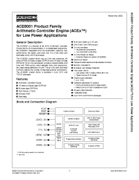 Datasheet ACE8000EM8X manufacturer Fairchild