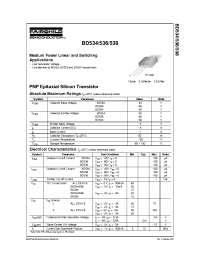 Datasheet BD534 manufacturer Fairchild