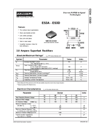 Datasheet ES3A-ES3D manufacturer Fairchild