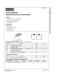 Datasheet F12UP20DP manufacturer Fairchild